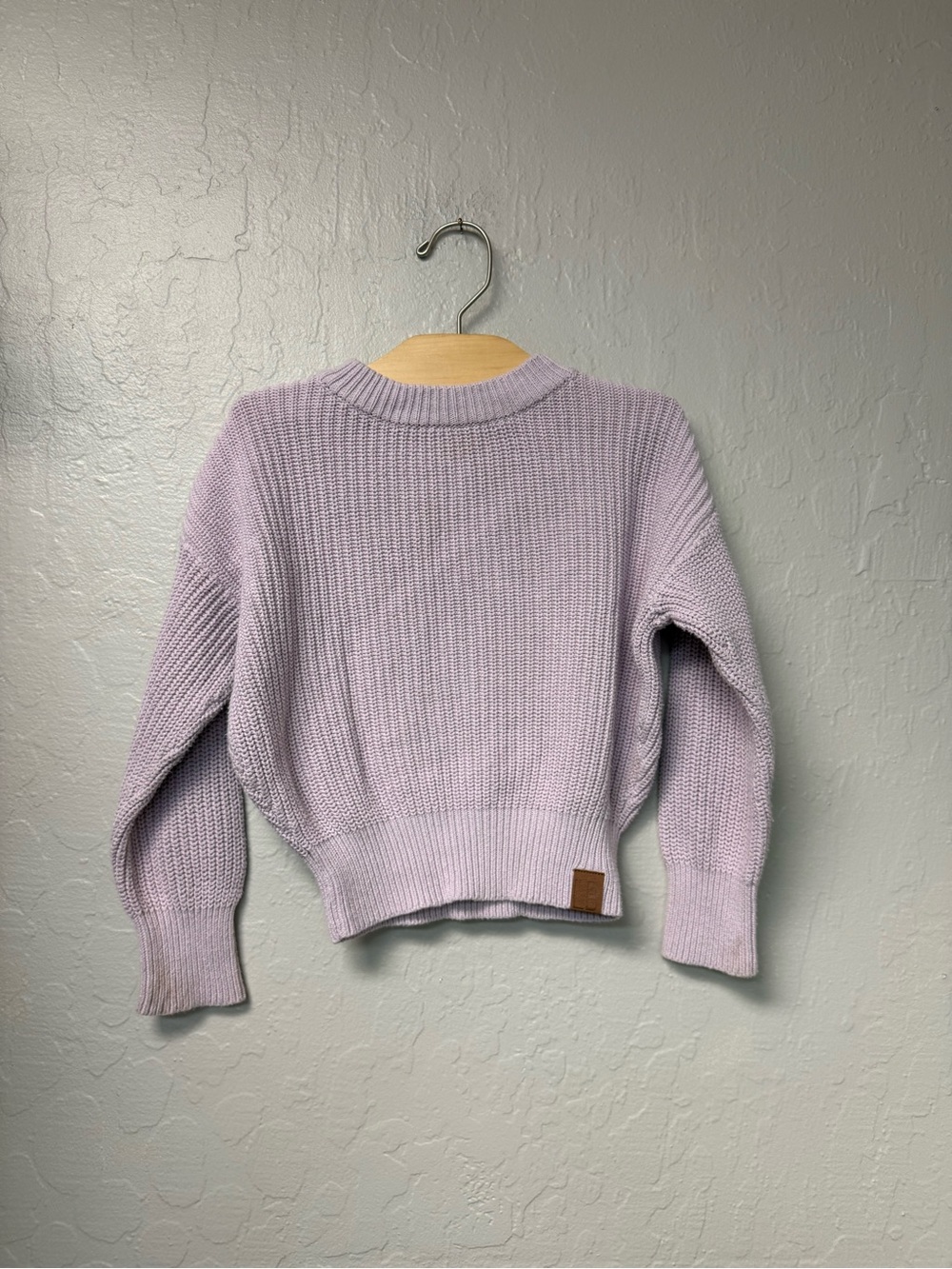 $18 ADD ON Little Bipsy Purple Knit Sweater 3-4Y Janie‎ and Jack Zara